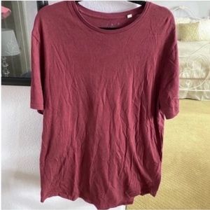 Men’s Maroon PacSun Short Sleeve Tee Size Medium
